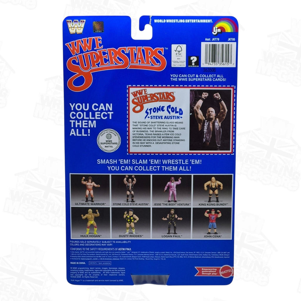 WWE MATTEL LJN SUPERSTARS WAVE 2 STONE COLD *DAMAGED*