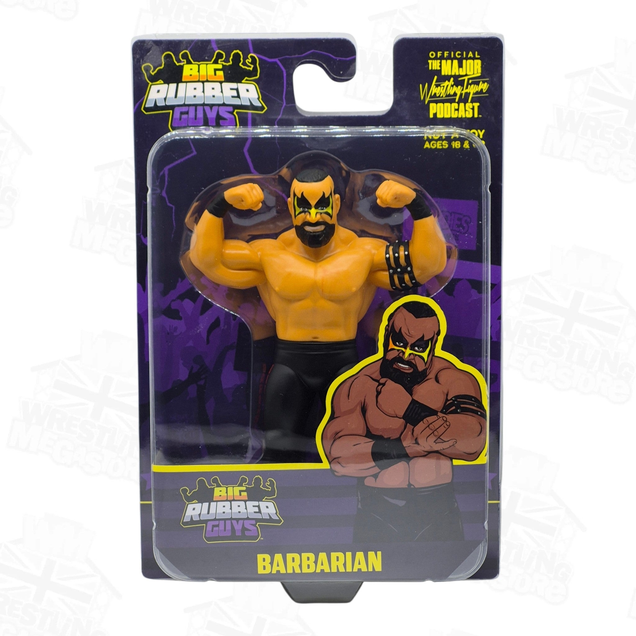 BIG RUBBER GUYS WAVE 8 BARBARIAN *DAMAGED*