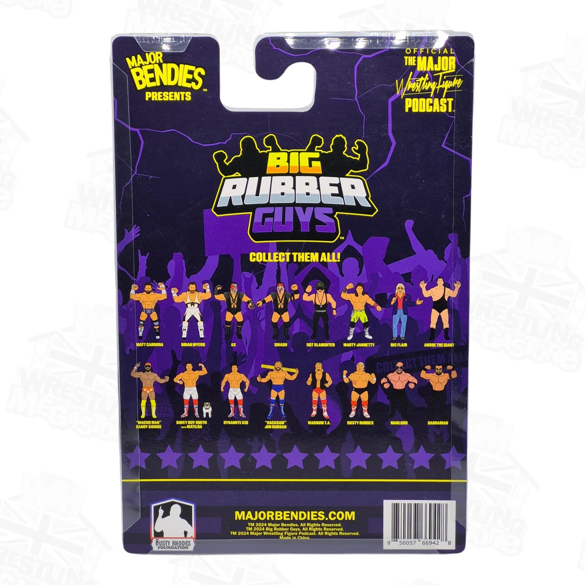 BIG RUBBER GUYS WAVE 8 BARBARIAN *DAMAGED*