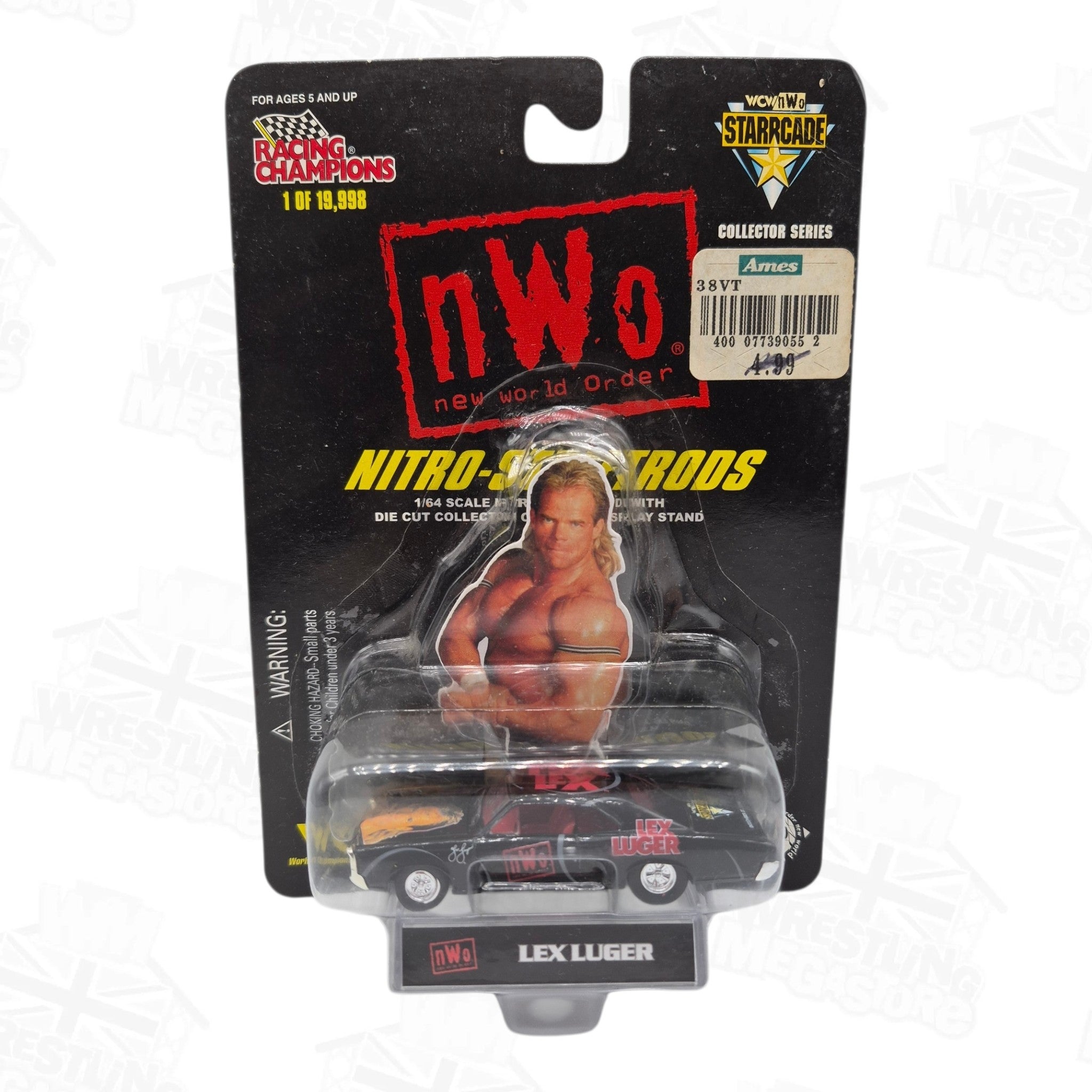 WCW RACING CHAMPIONS NITRO STREETRODS LEX LUGER