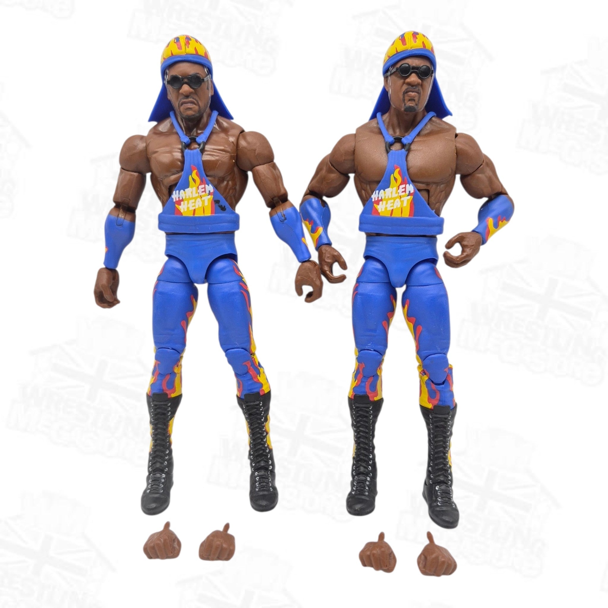 WWE ELITE MATTEL FROM THE VAULT HARLEM HEAT (BUNDLE OF 2)