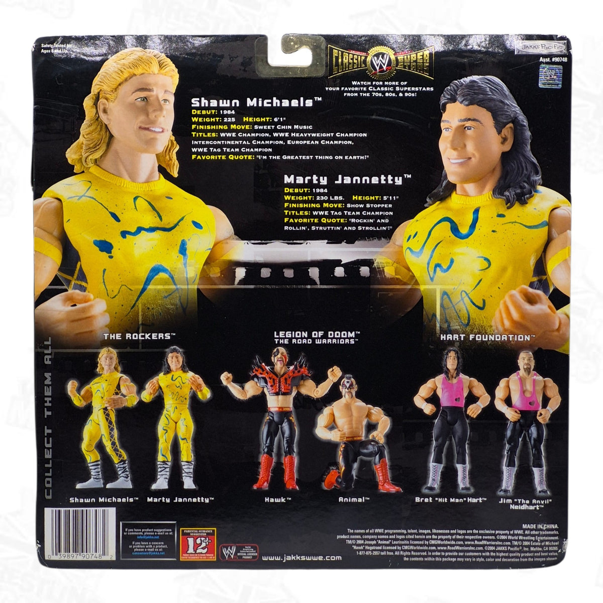 WWE JAKKS PACIFIC CLASSIC SUPERSTARS LIMITED EDITION ROCKERS
