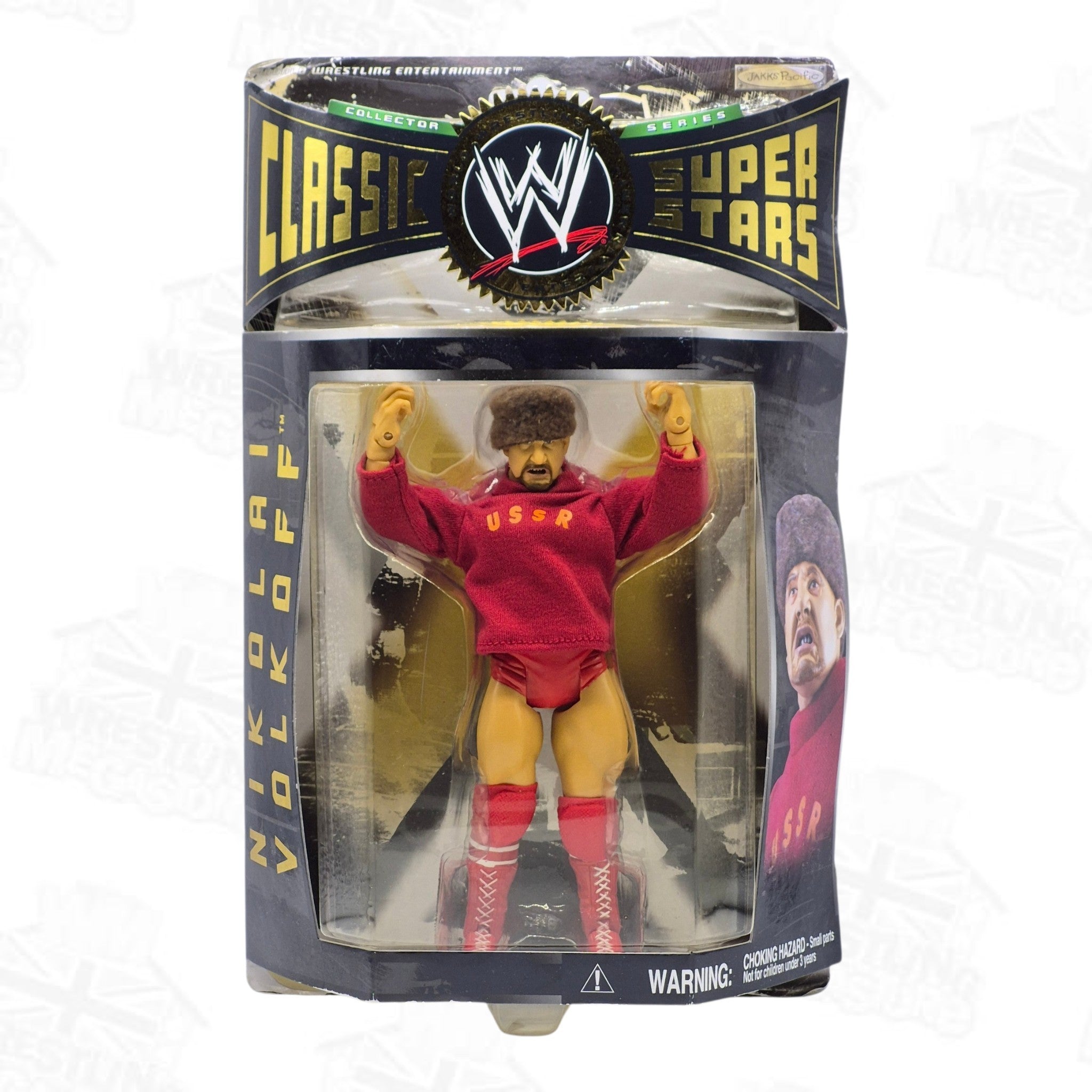 WWE JAKKS PACIFIC CLASSIC SUPERSTARS SERIES 5 NIKOLAI VOLKOFF