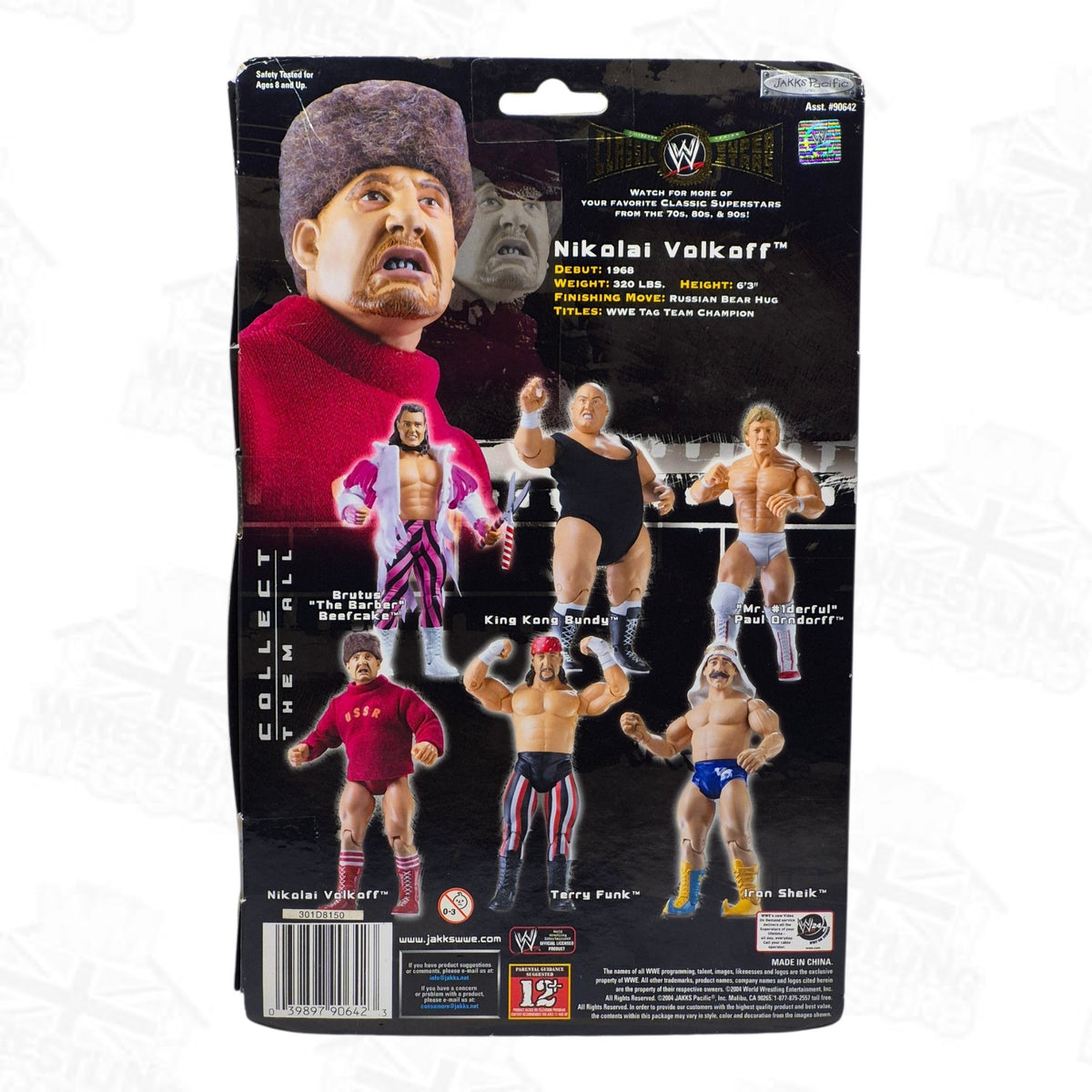WWE JAKKS PACIFIC CLASSIC SUPERSTARS SERIES 5 NIKOLAI VOLKOFF