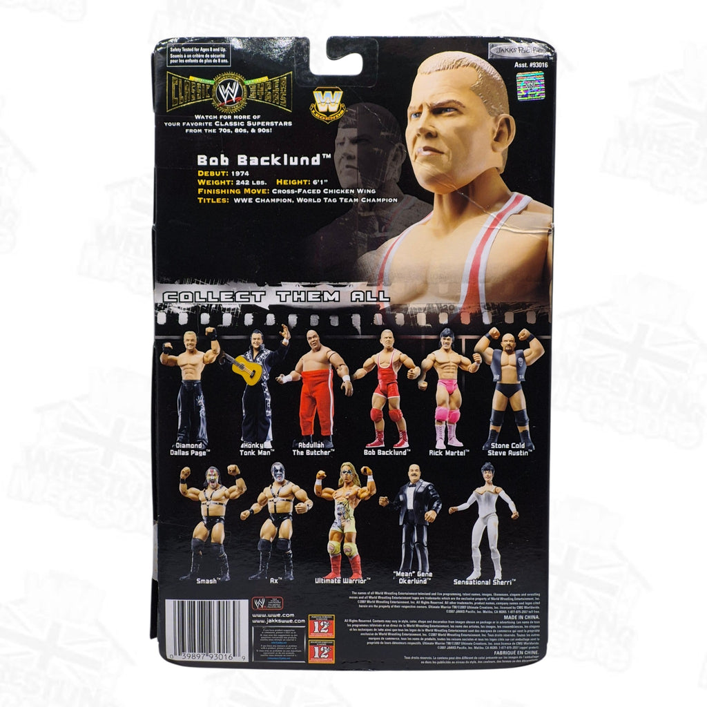 WWE JAKKS PACIFIC CLASSIC SUPERSTARS SERIES 14 BOB BACKLUND