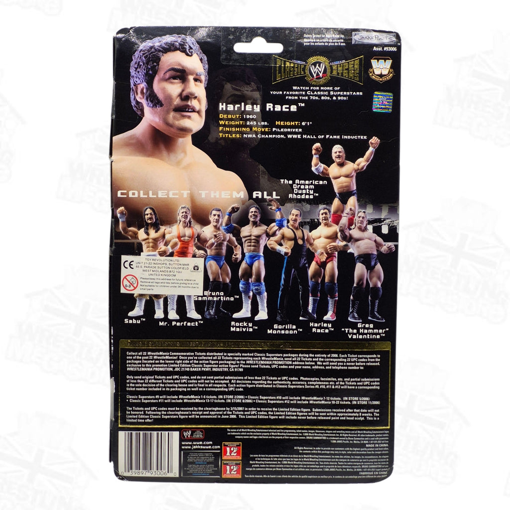 WWE JAKKS PACIFIC CLASSIC SUPERSTARS SERIES 10 HARLEY RACE