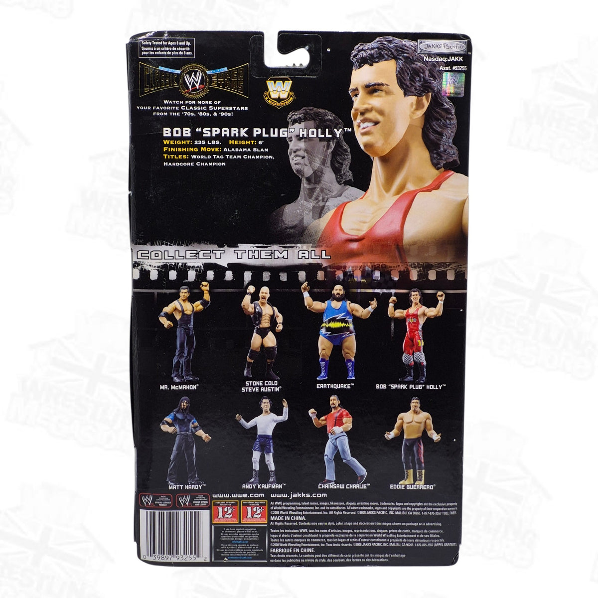WWE JAKKS PACIFIC CLASSIC SUPERSTARS SERIES 22 BOB "SPARK PLUGG" HOLLY
