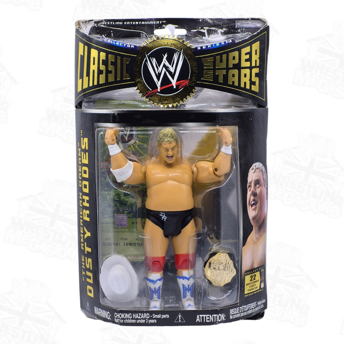 WWE JAKKS PACIFIC CLASSIC SUPERSTARS SERIES 10 DUSTY RHODES