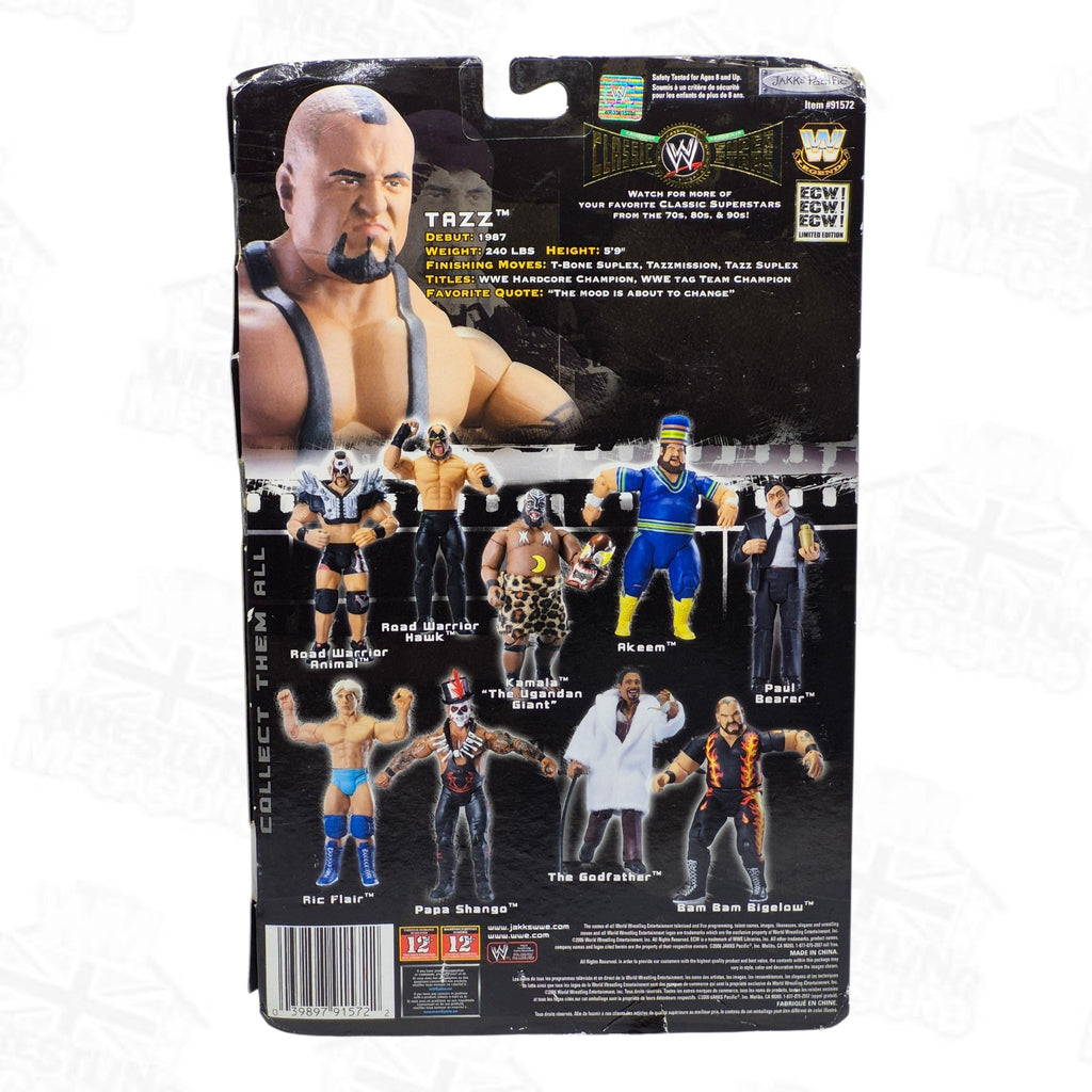 WWE JAKKS PACIFIC CLASSIC SUPERSTARS RINGSIDE EXCLUSIVE TAZZ