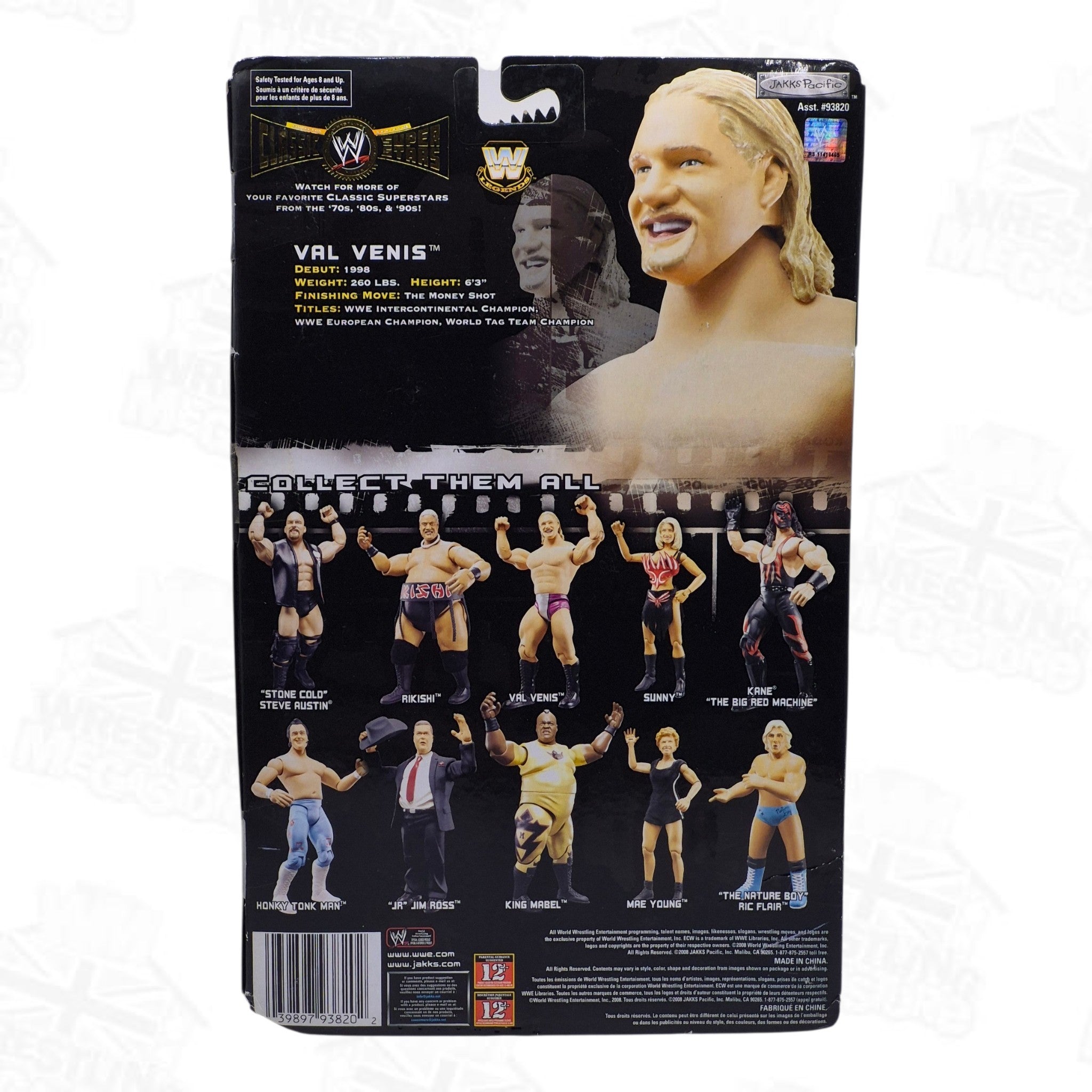 WWE JAKKS PACIFIC CLASSIC SUPERSTARS SERIES 18 VAL VENIS