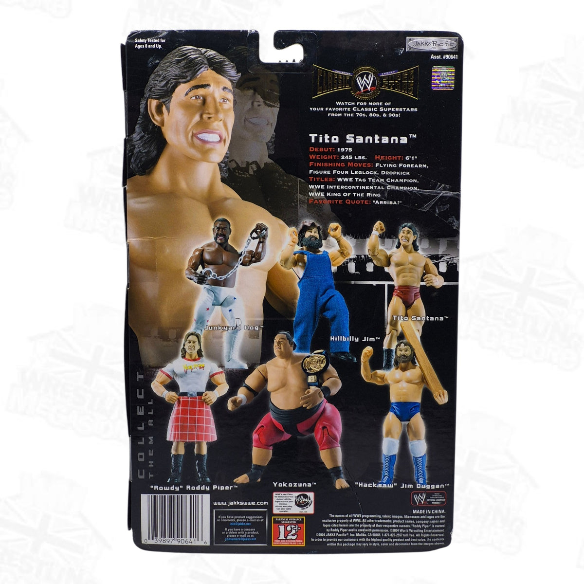 WWE JAKKS PACIFIC CLASSIC SUPERSTARS SERIES 4 TITO SANTANA