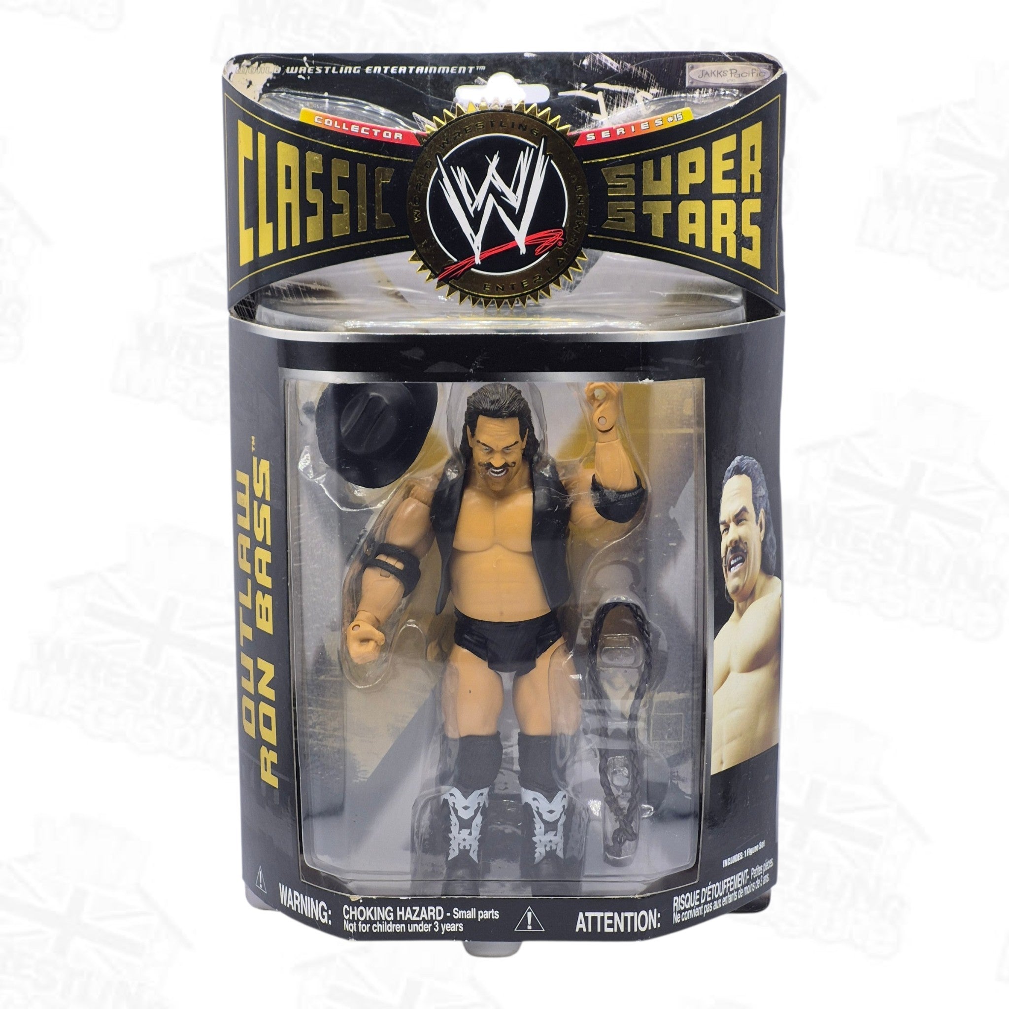 WWE JAKKS PACIFIC CLASSIC SUPERSTARS SERIES 15 OUTLAW RON BASS