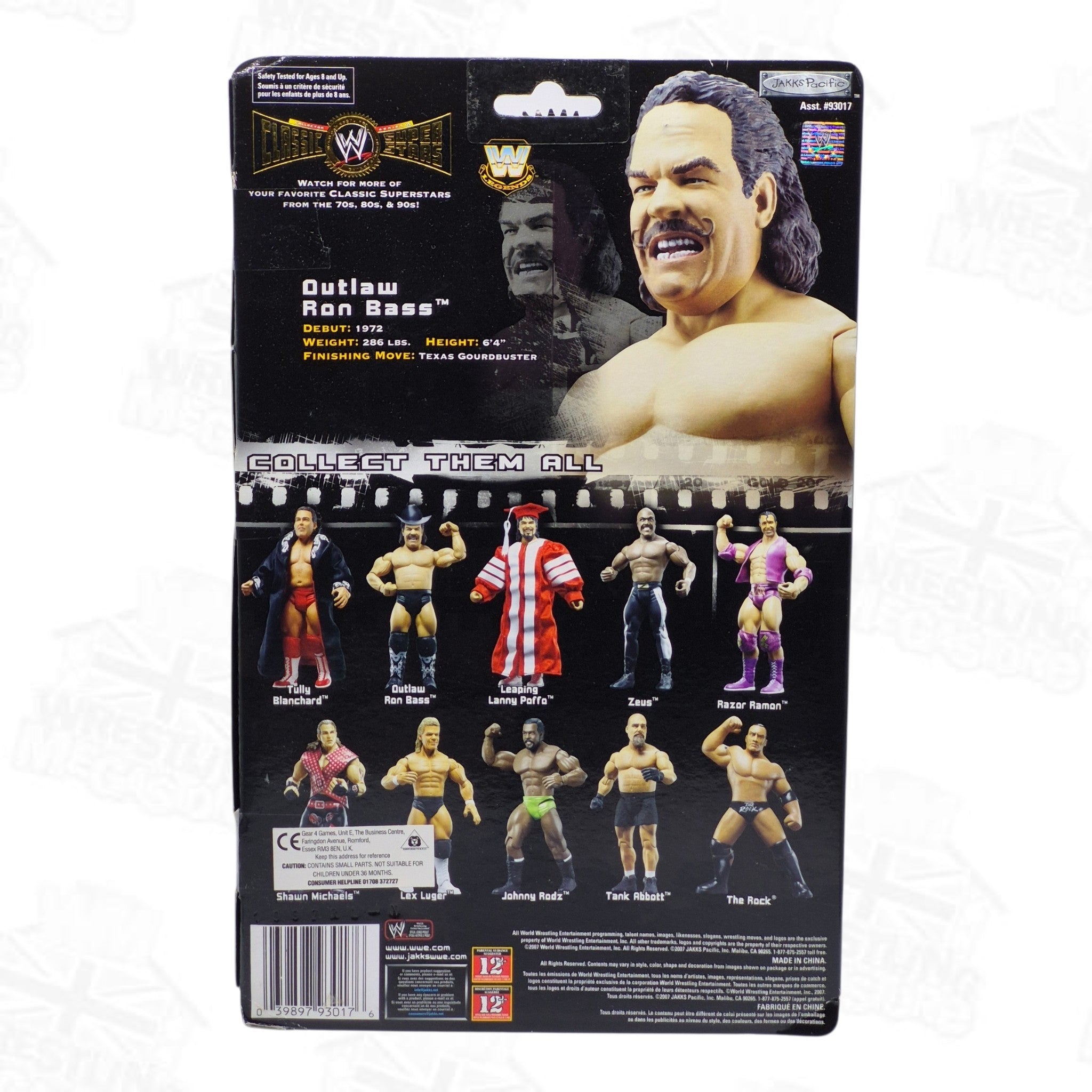 WWE JAKKS PACIFIC CLASSIC SUPERSTARS SERIES 15 OUTLAW RON BASS