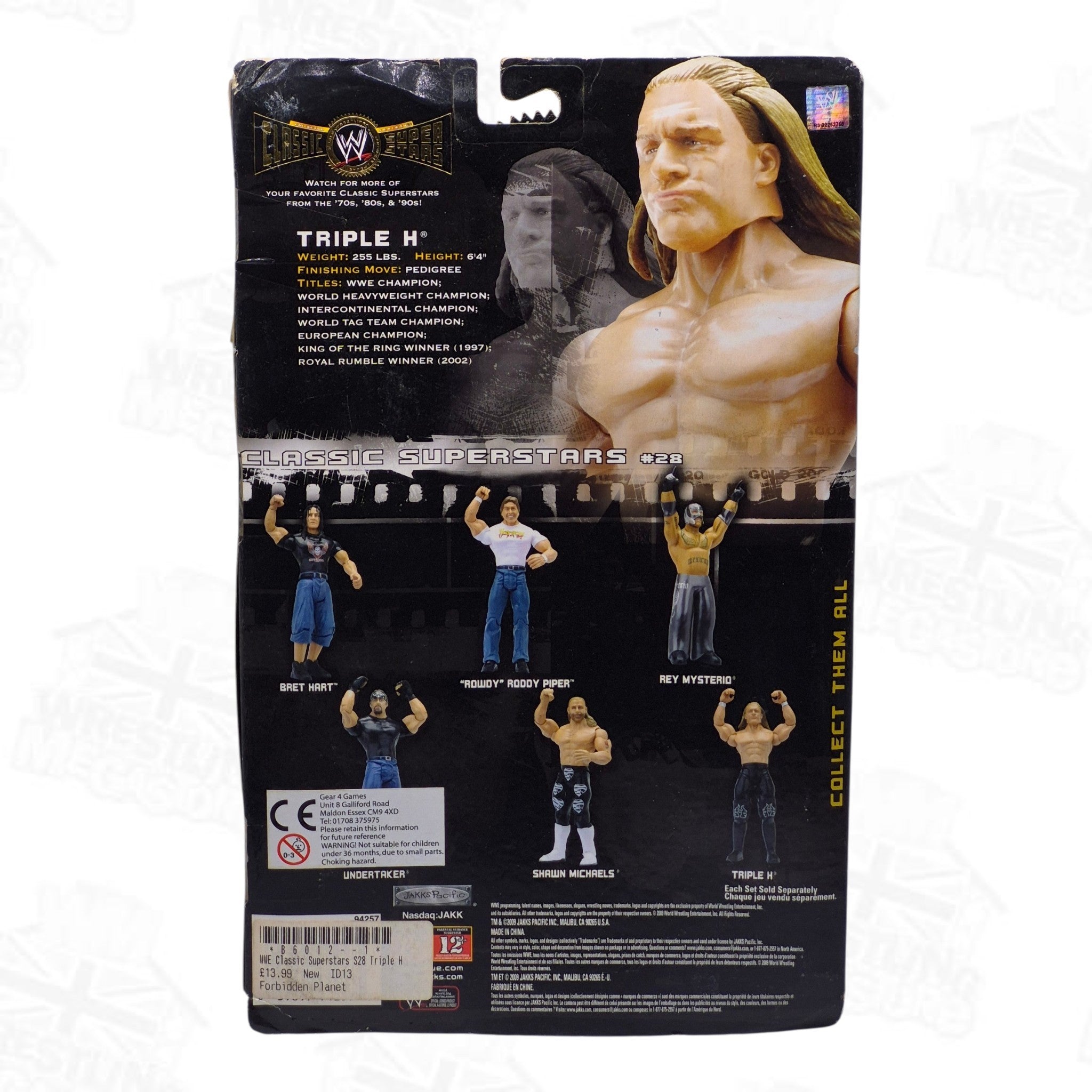 WWE JAKKS PACIFIC CLASSIC SUPERSTARS SERIES 28 HHH