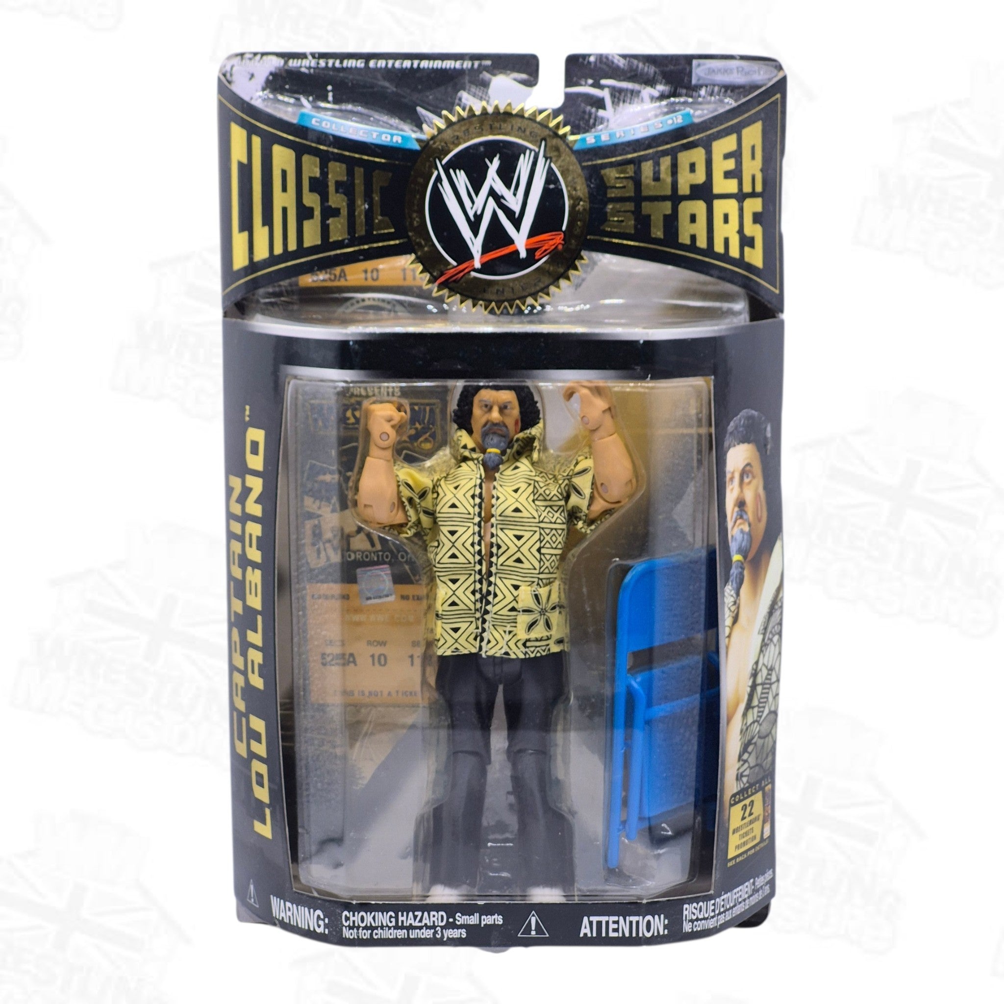 WWE JAKKS PACIFIC CLASSIC SUPERSTARS SERIES 12 CAPTAIN LOU ALBANO