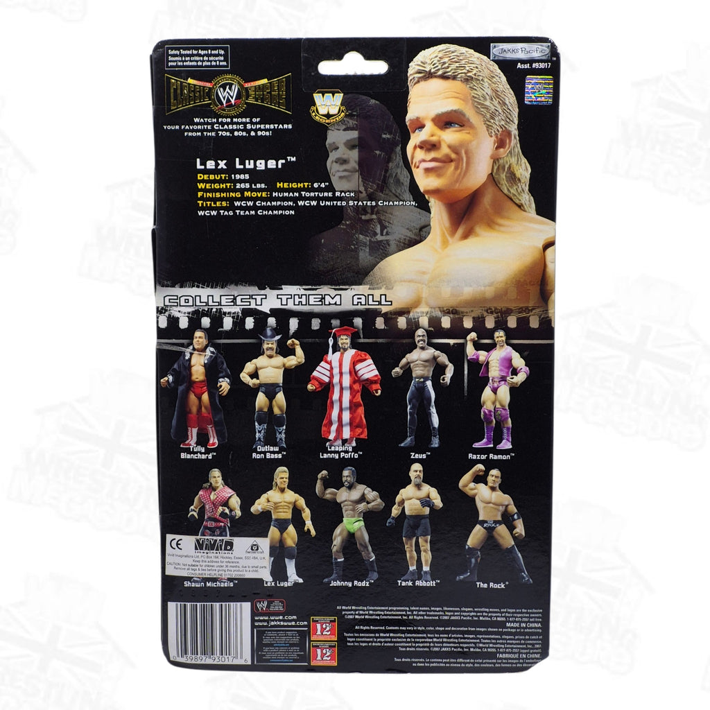 WWE JAKKS PACIFIC CLASSIC SUPERSTARS SERIES 15 LEX LUGER