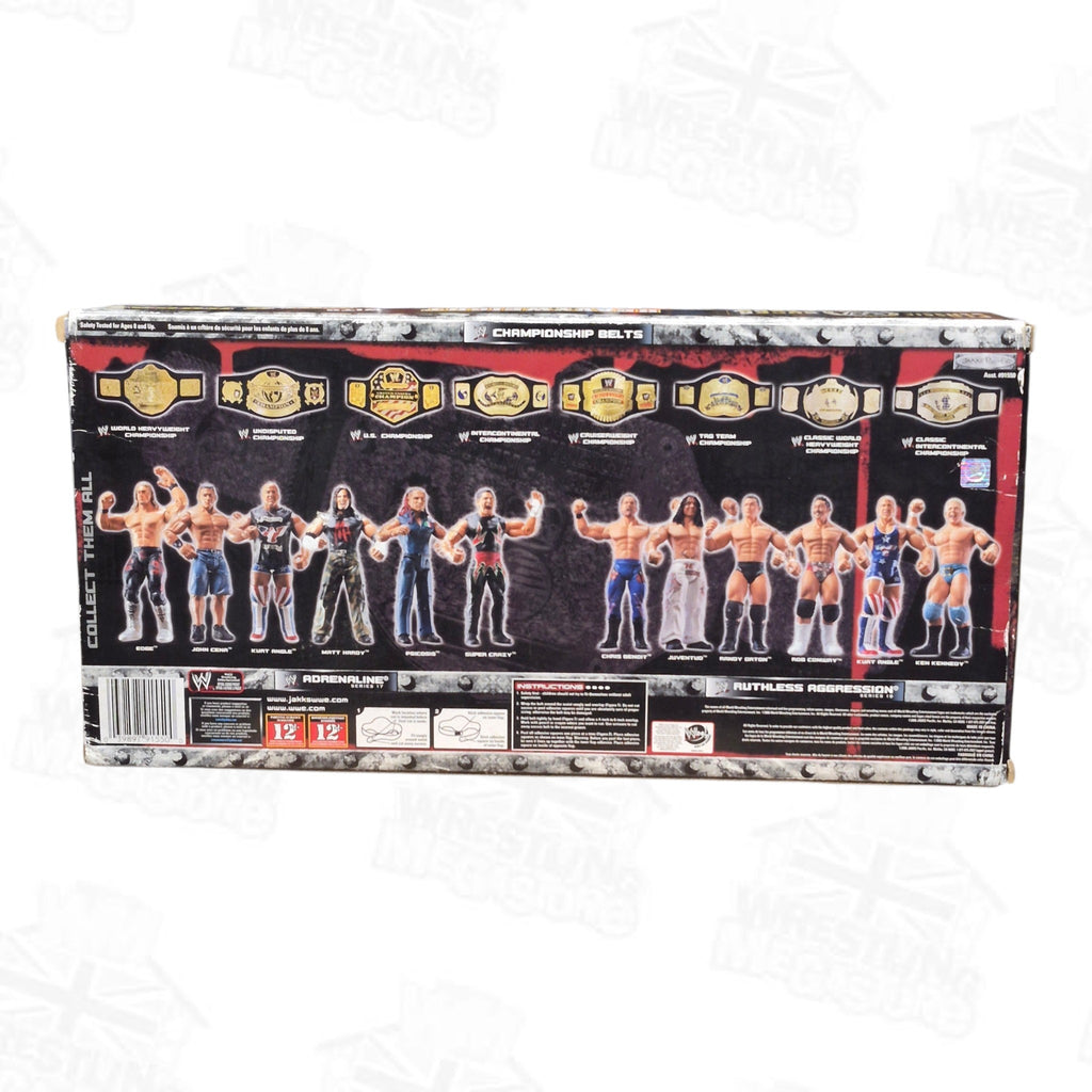 WWE JAKKS PACIFIC CLASSIC SUPERSTARS HULK HOGAN + WINGED EAGLE BELT SET *READ INFO*