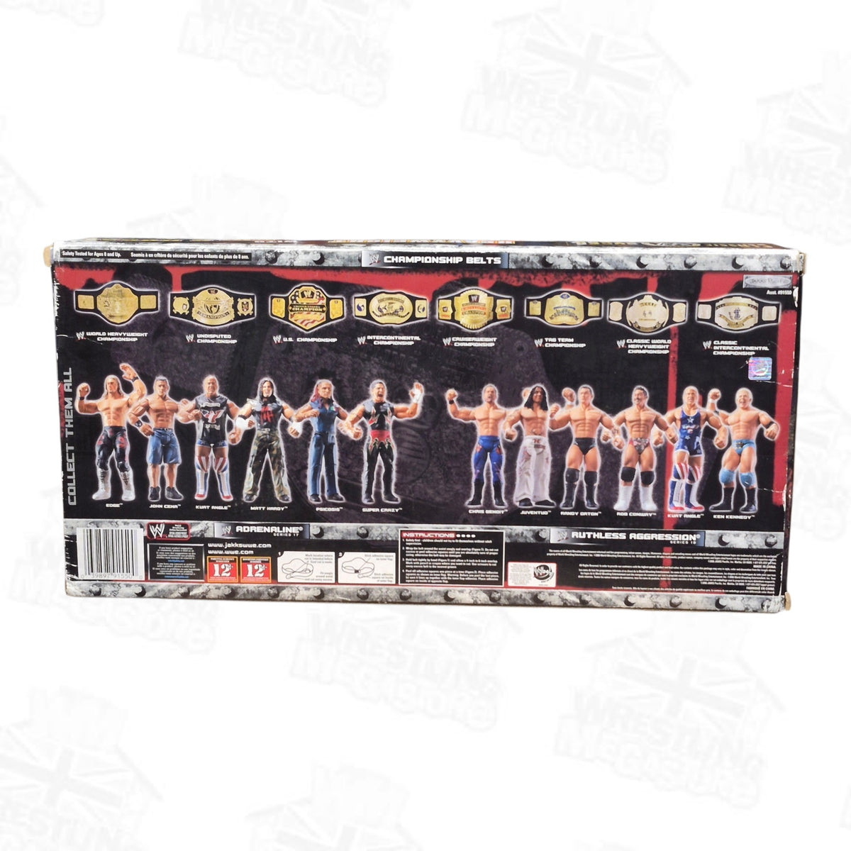 WWE JAKKS PACIFIC CLASSIC SUPERSTARS HULK HOGAN + WINGED EAGLE BELT SET *READ INFO*