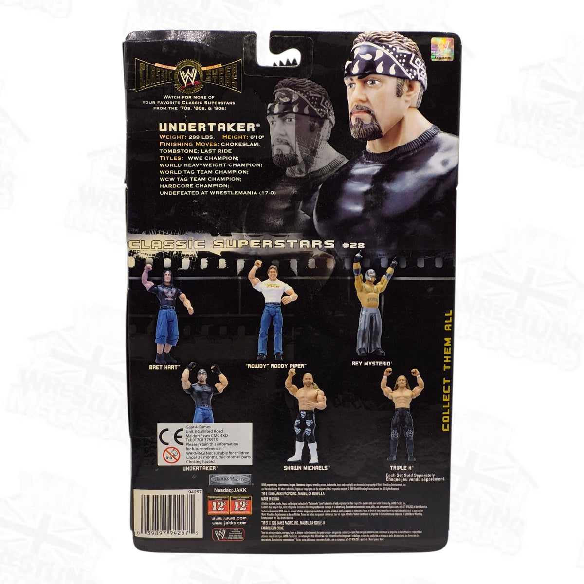 WWE JAKKS PACIFIC CLASSIC SUPERSTARS SERIES 28 UNDERTAKER