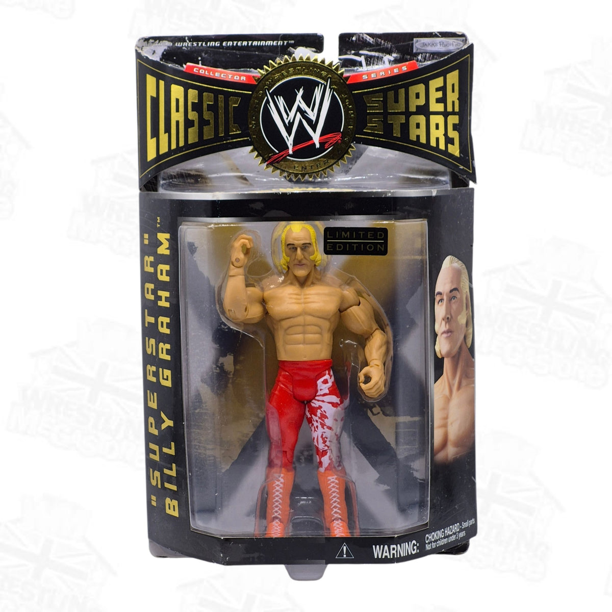 WWE JAKKS PACIFIC CLASSIC SUPERSTARS TOYS 'R' US EXCLUSIVE SUPER BILLY GRAHAM