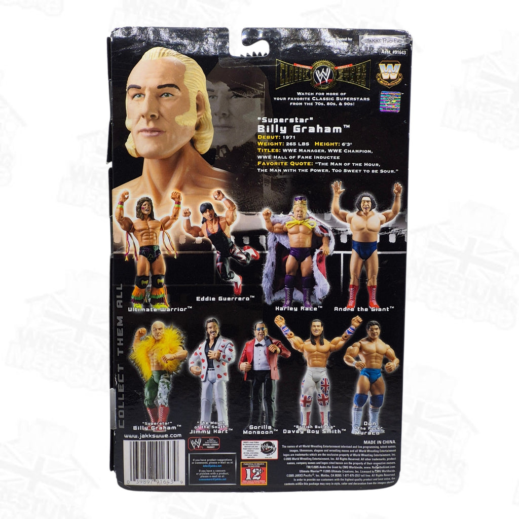 WWE JAKKS PACIFIC CLASSIC SUPERSTARS TOYS 'R' US EXCLUSIVE SUPER BILLY GRAHAM