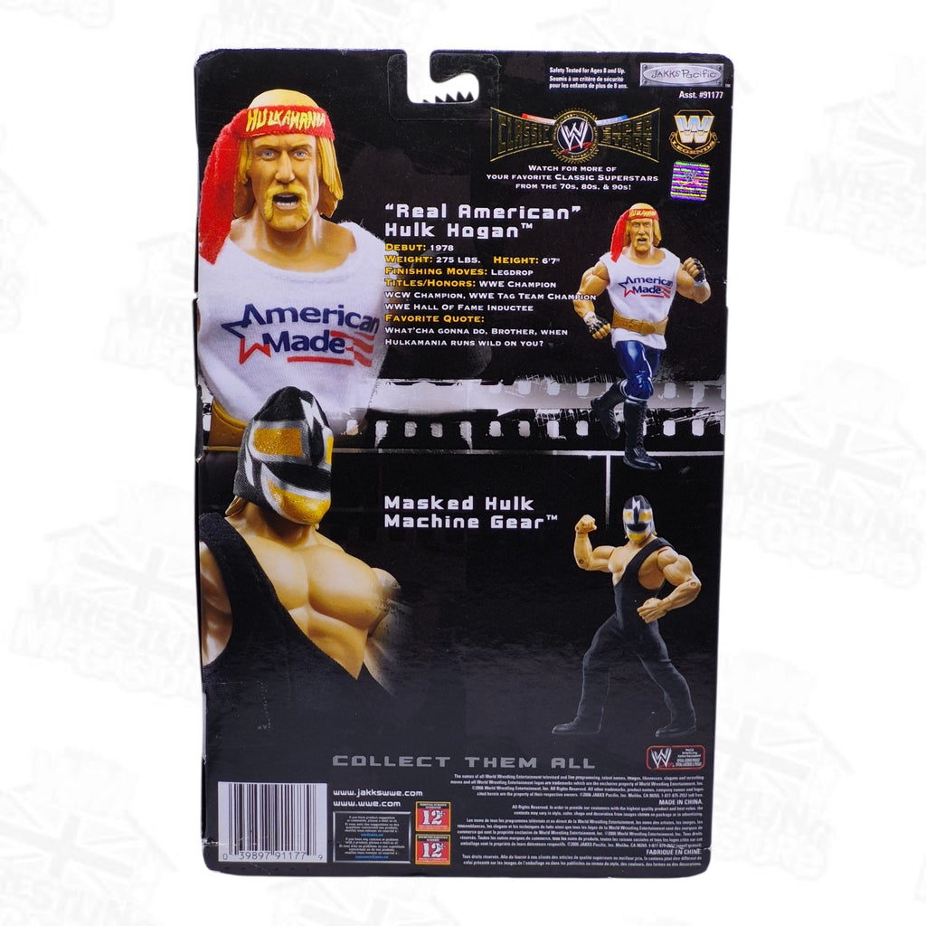 WWE JAKKS PACIFIC CLASSIC SUPERSTARS WRESTLEMANIA TICKET PROMOTION HULK HOGAN
