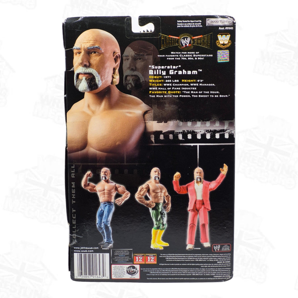 WWE JAKKS PACIFIC CLASSIC SUPERSTARS LIMITED EDITION SUPERSTAR BILLY GRAHAM