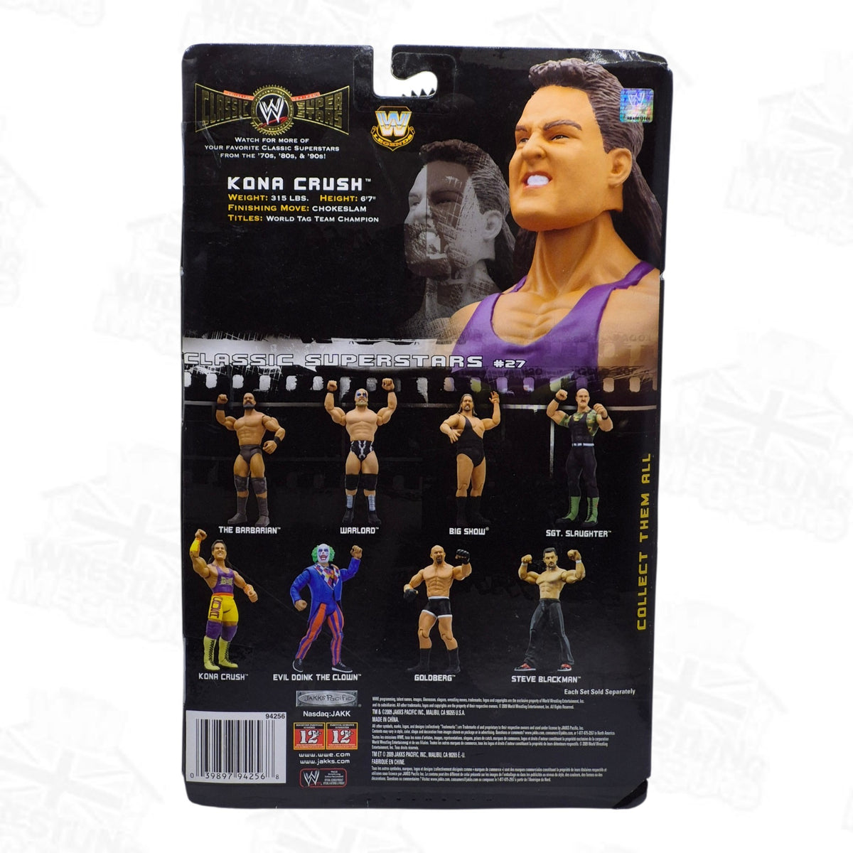 WWE JAKKS PACIFIC CLASSIC SUPERSTARS SERIES 27 CRUSH