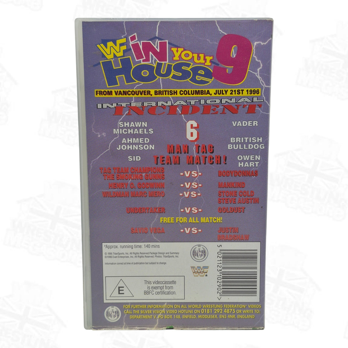 WWF IN YOUR HOUSE 9: VHS