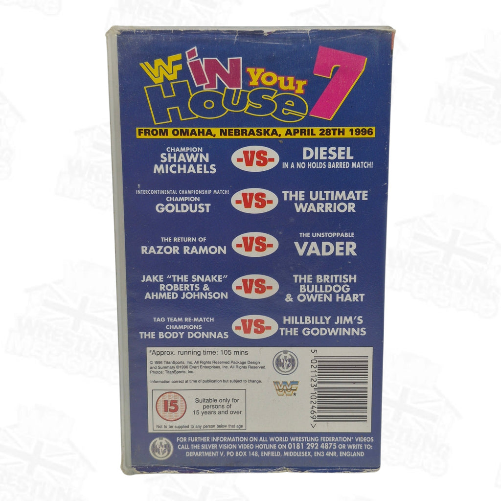 WWF IN YOUR HOUSE 7: VHS