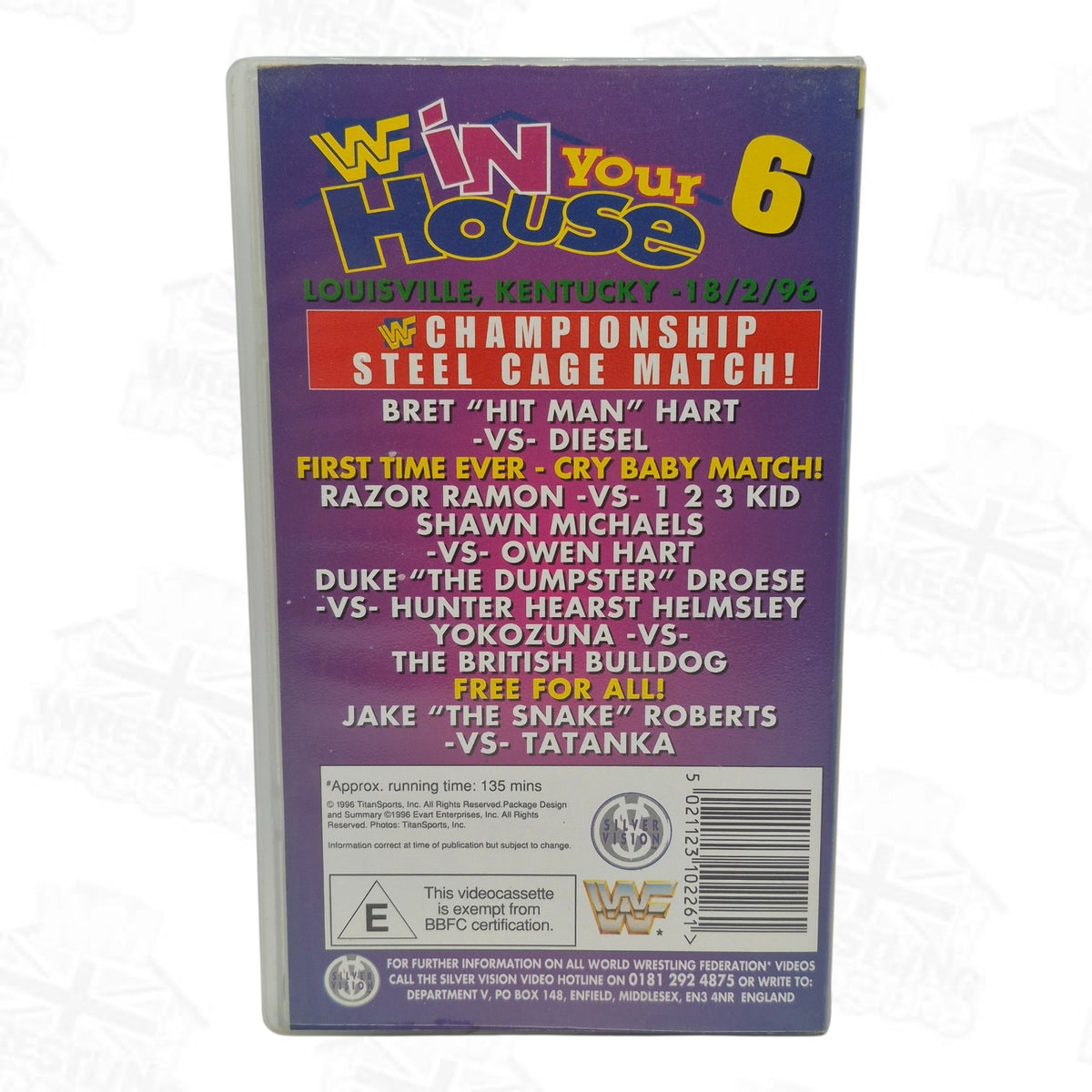 WWF IN YOUR HOUSE 6: VHS