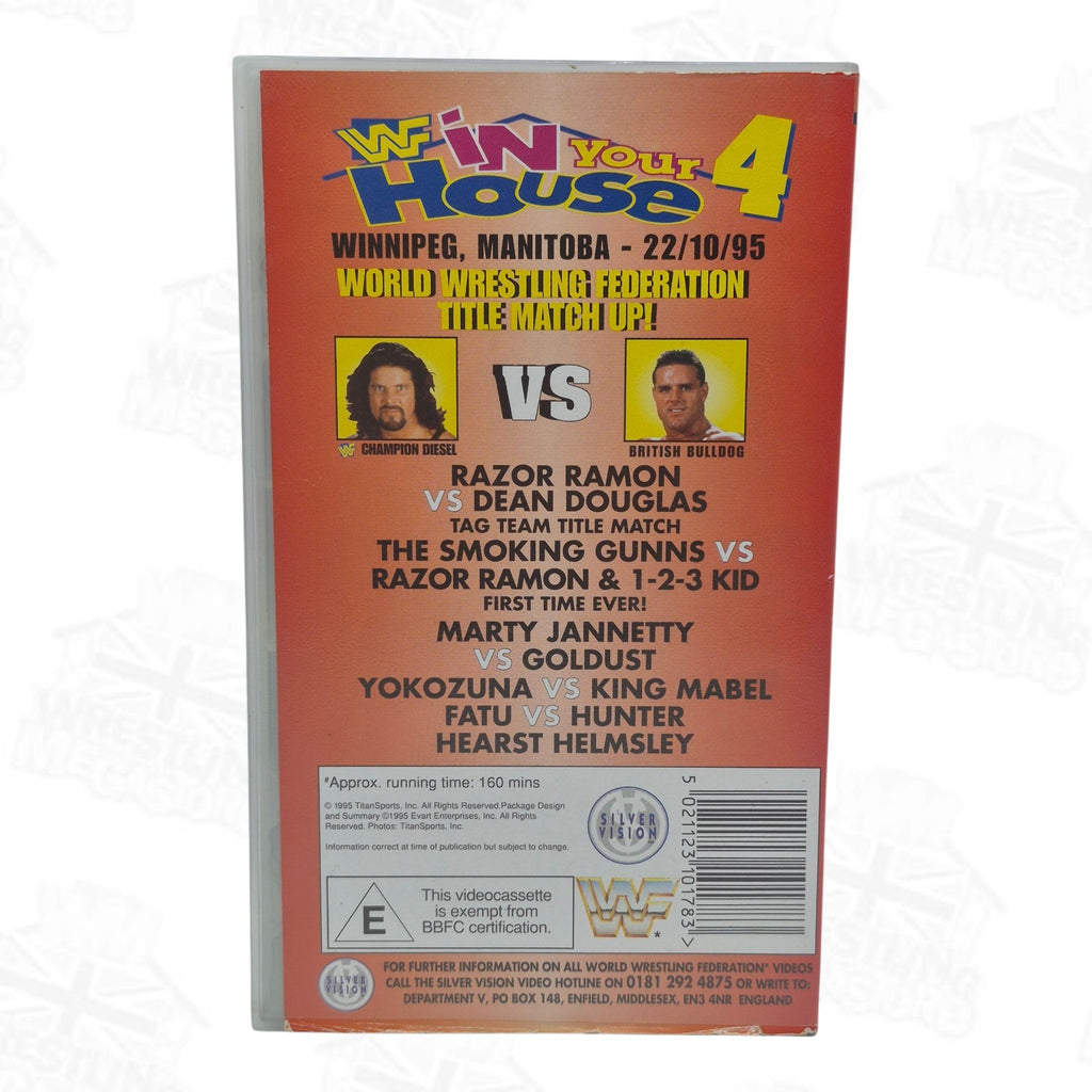 WWF IN YOUR HOUSE 4: VHS