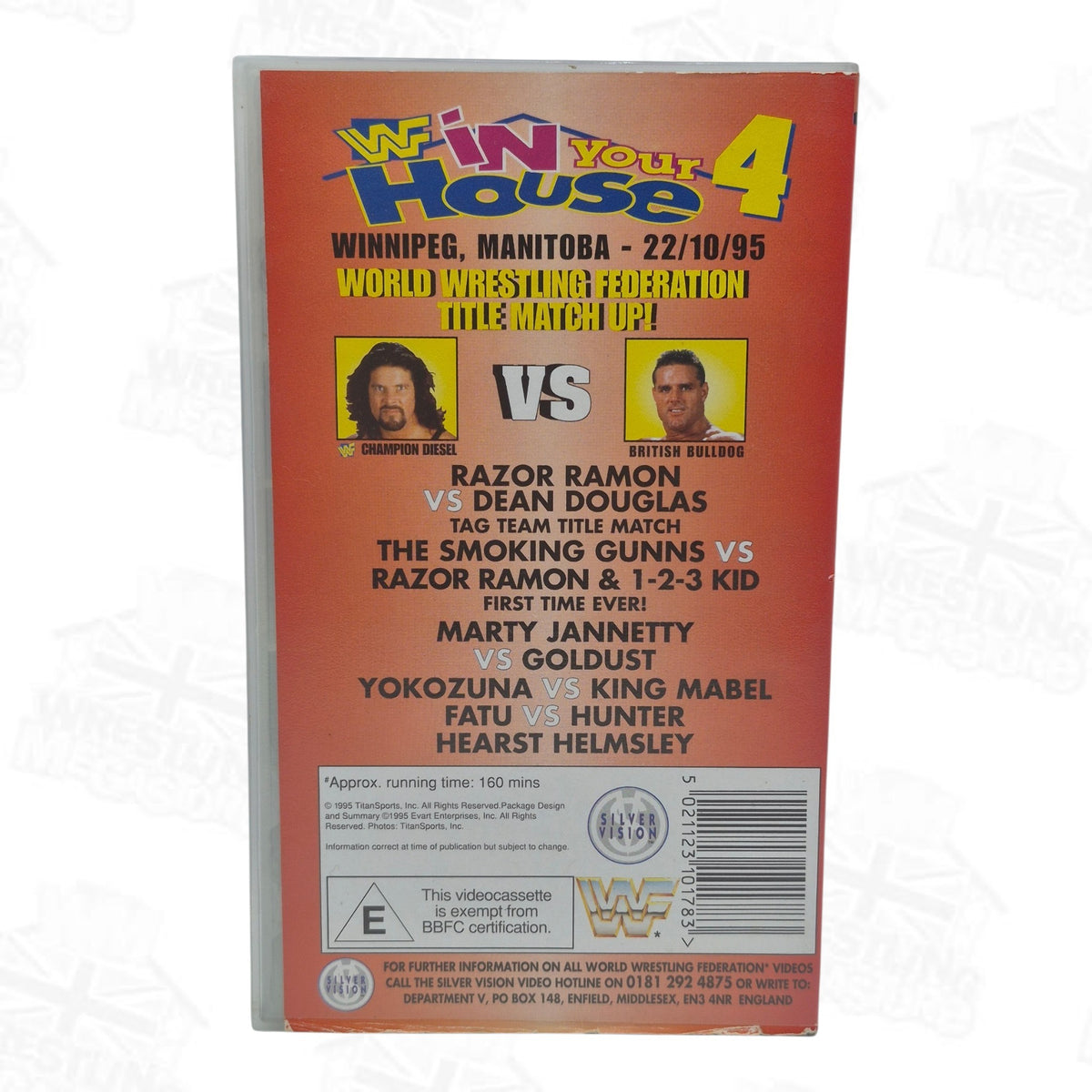 WWF IN YOUR HOUSE 4: VHS