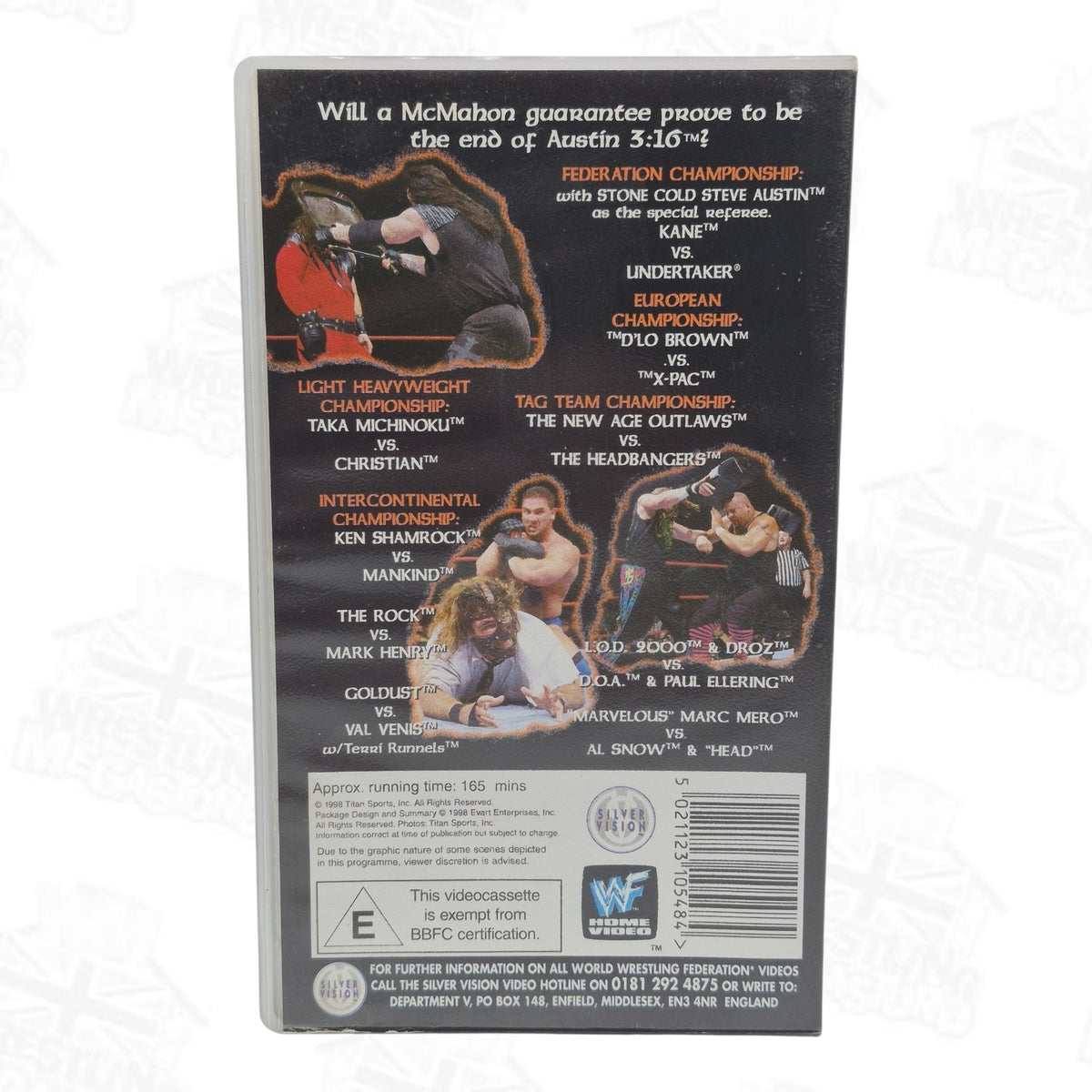 WWF IN YOUR HOUSE JUDGMENT DAY: VHS