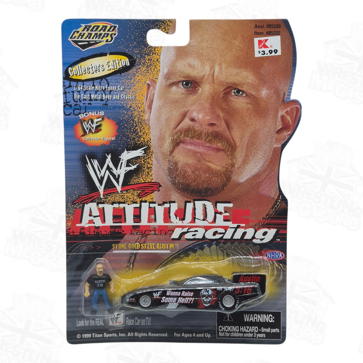 WWF ROAD CHAMPS NHRA ATTITUDE RACING STONE COLD