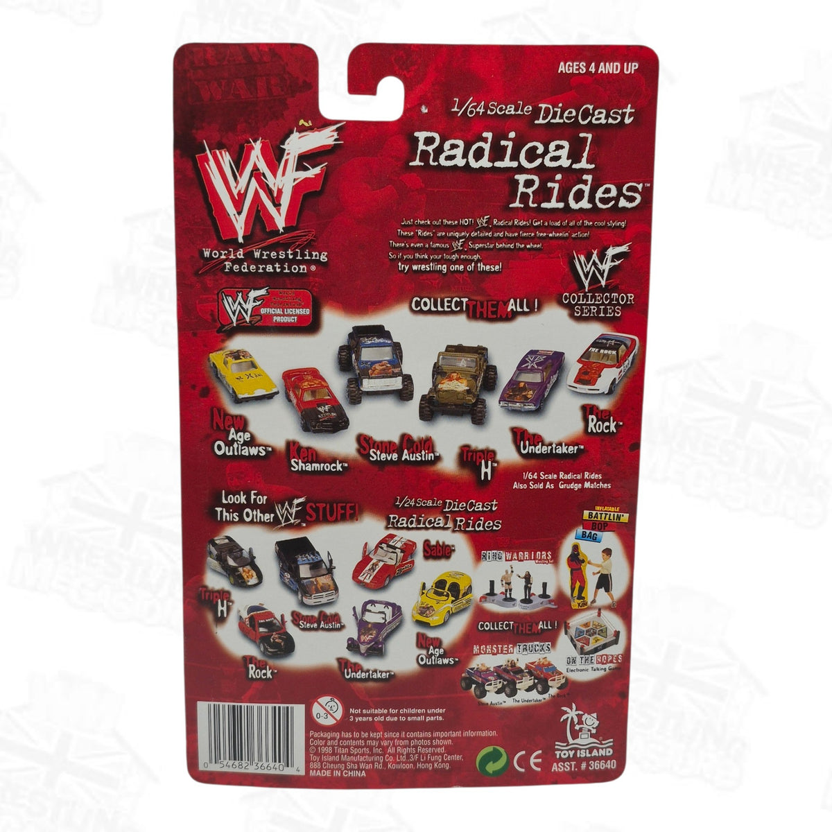 WWF TOY ISLAND RADICAL RIDES UNDERTAKER