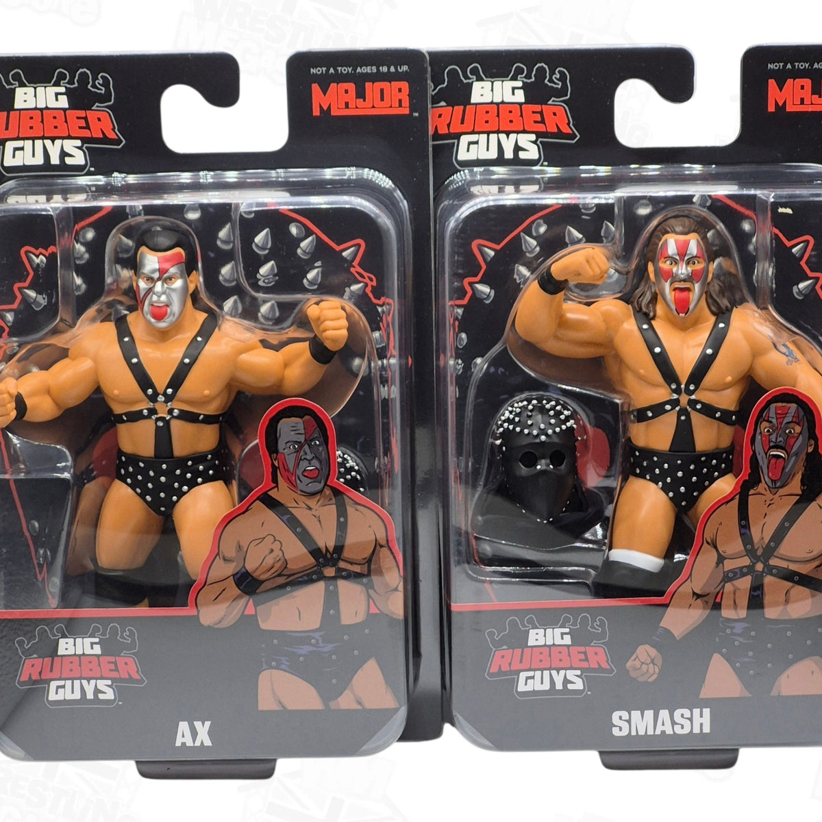 BIG RUBBER GUYS EXCLUSIVE DEMOLITION AX & SMASH (BUNDLE OF 2)
