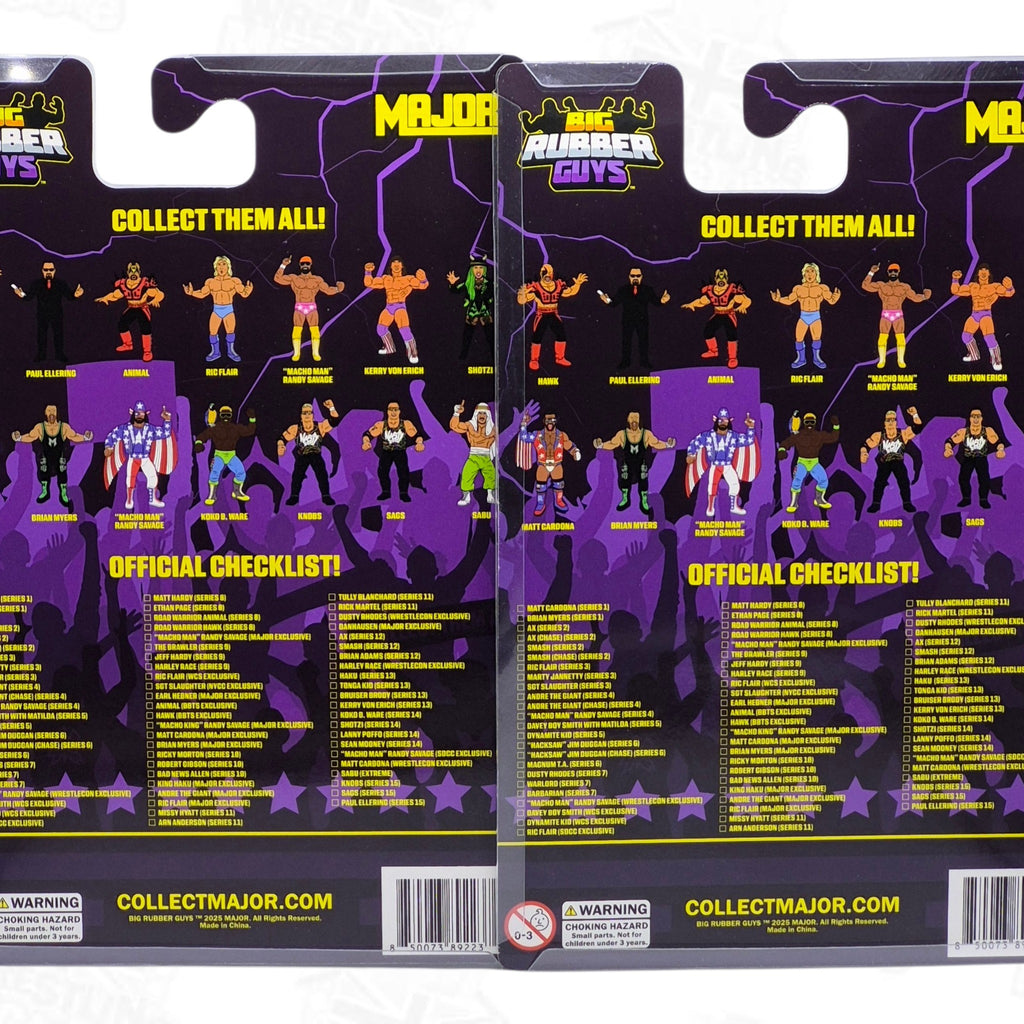 BIG RUBBER GUYS SERIES 15 NASTY BOYS (BUNDLE OF 2)
