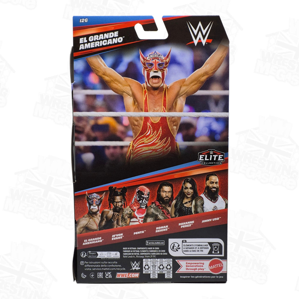 WWE ELITE MATTEL SERIES 126 EL GRANDE AMERICANO