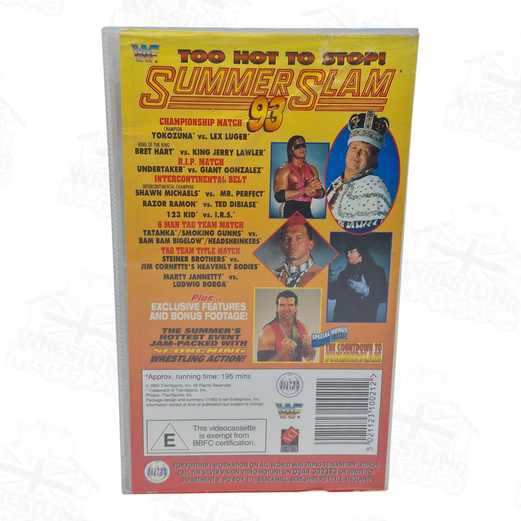 WWF SUMMERSLAM 1993: VHS