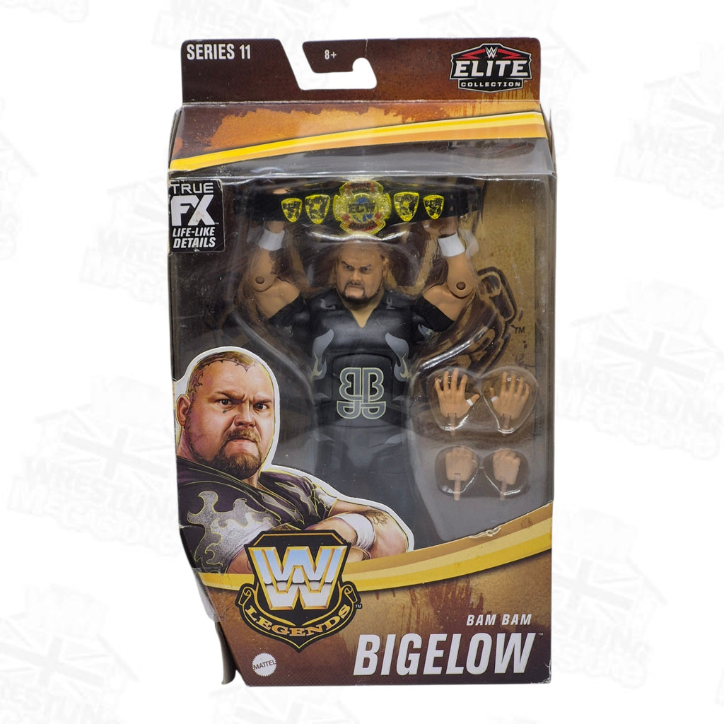 WWE ELITE MATTEL LEGENDS SERIES 11 BAM BAM BIGELOW *DAMAGED*