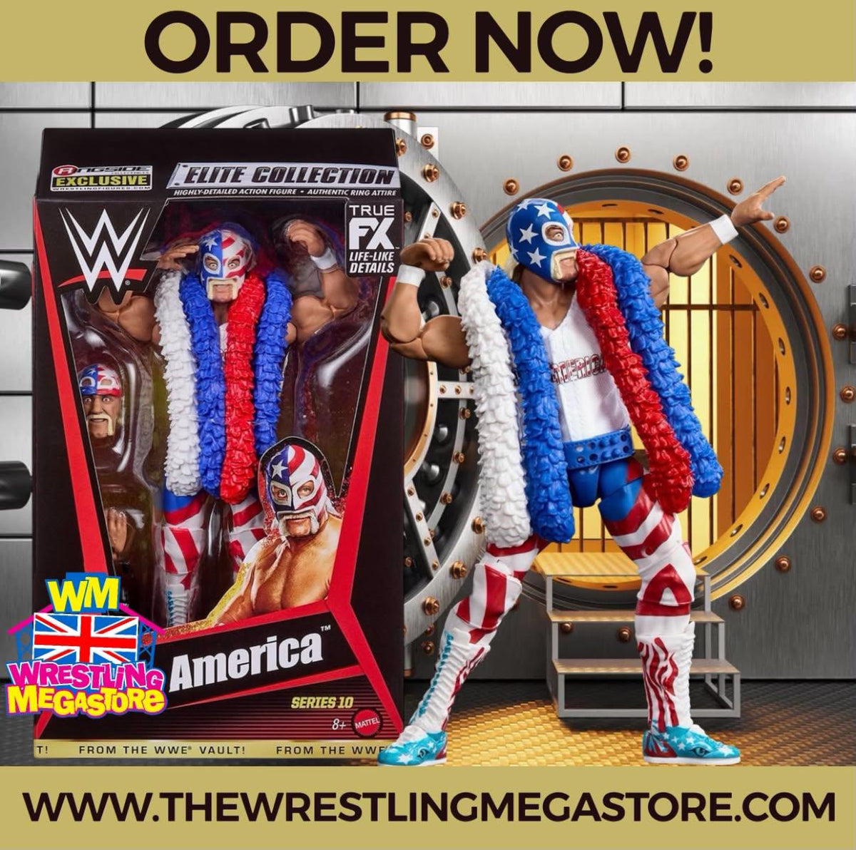 WWE ELITE MATTEL FROM THE VAULT SERIES 10 MR AMERICA *PRE ORDER DEPOSIT*