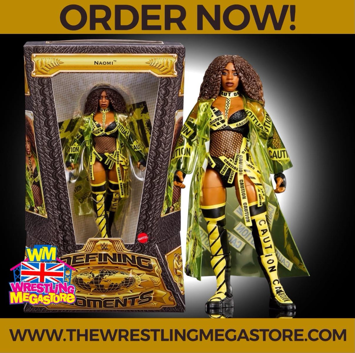 WWE ELITE MATTEL DEFINING MOMENTS NAOMI *PRE ORDER DEPOSIT*