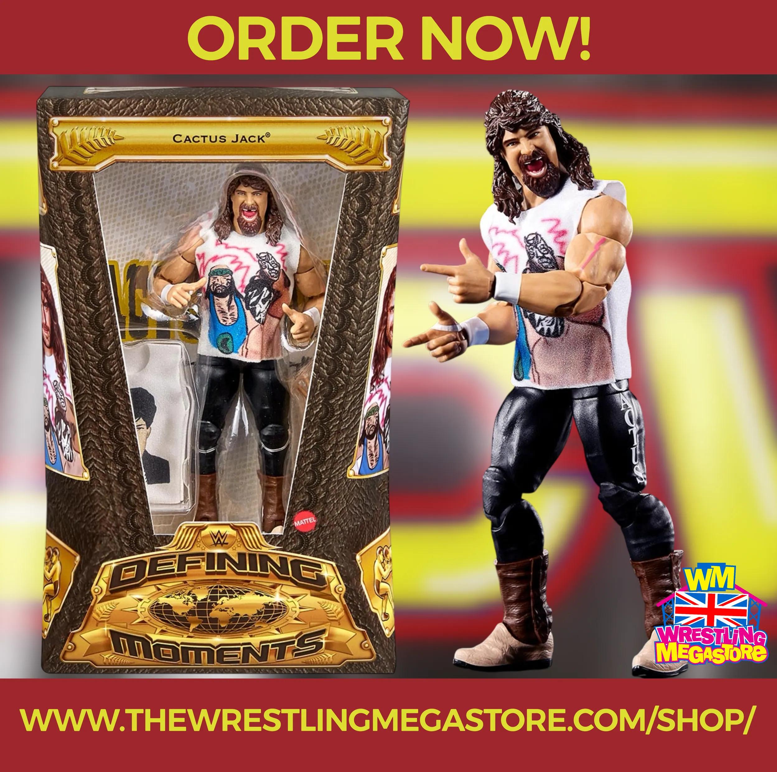 WWE ELITE MATTEL DEFINING MOMENTS CACTUS JACK *PRE ORDER DEPOSIT*