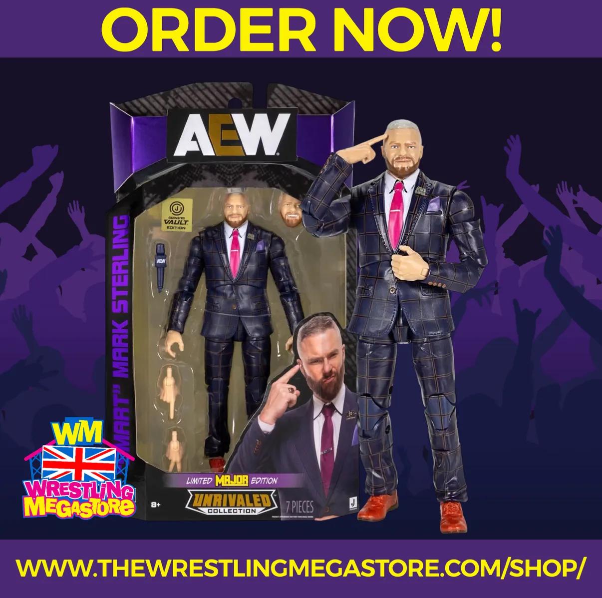 AEW JAZWARES EXCLUSIVE MAJOR 1/3000 'SMART' MARK STERLING *PRE ORDER DEPOSIT*