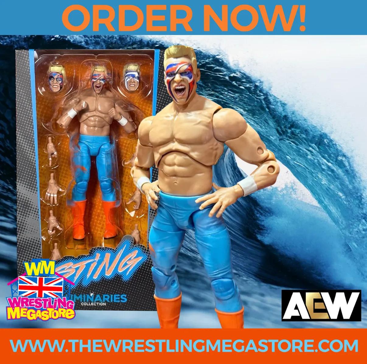 AEW JAZWARES EXCLUSIVE SURFER STING (BLUE ATTIRE) *PRE ORDER DEPOSIT*