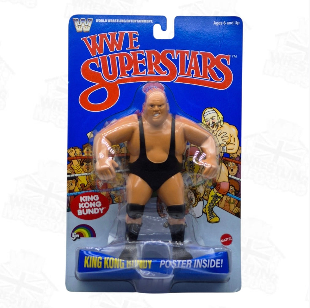 WWE MATTEL LJN SUPERSTARS WAVE 2 KING KONG BUNDY *DAMAGED*
