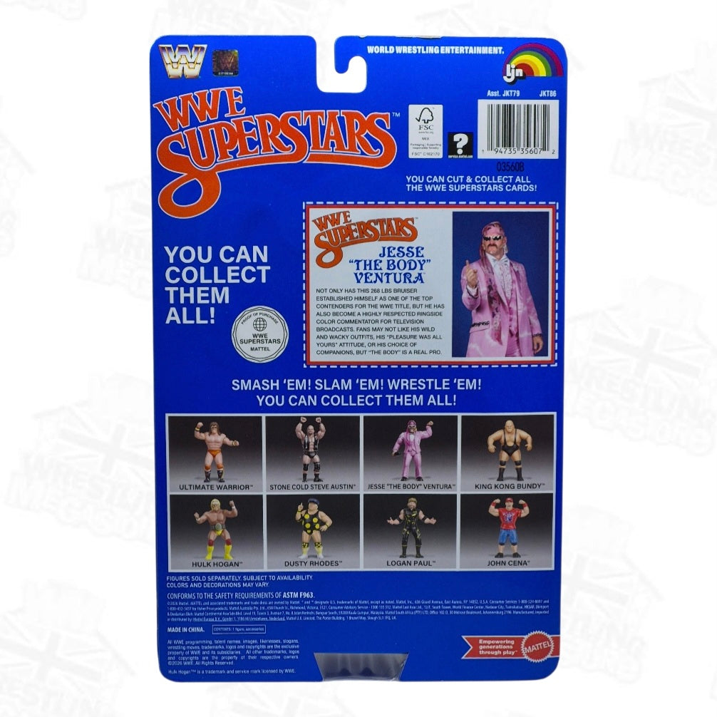 WWE MATTEL LJN SUPERSTARS WAVE 2 JESSE VENTURA