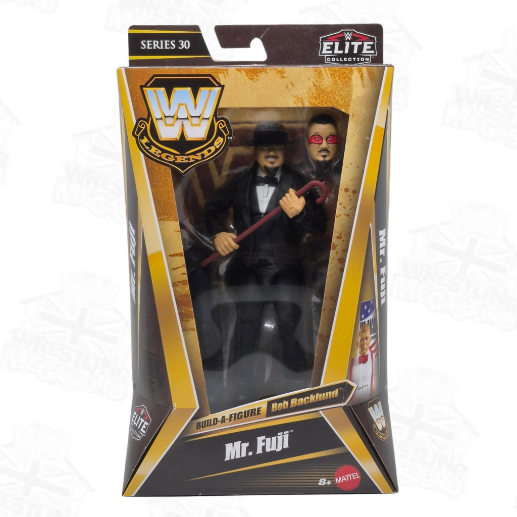 WWE ELITE MATTEL LEGENDS SERIES 31 MR FUJI *DAMAGED*