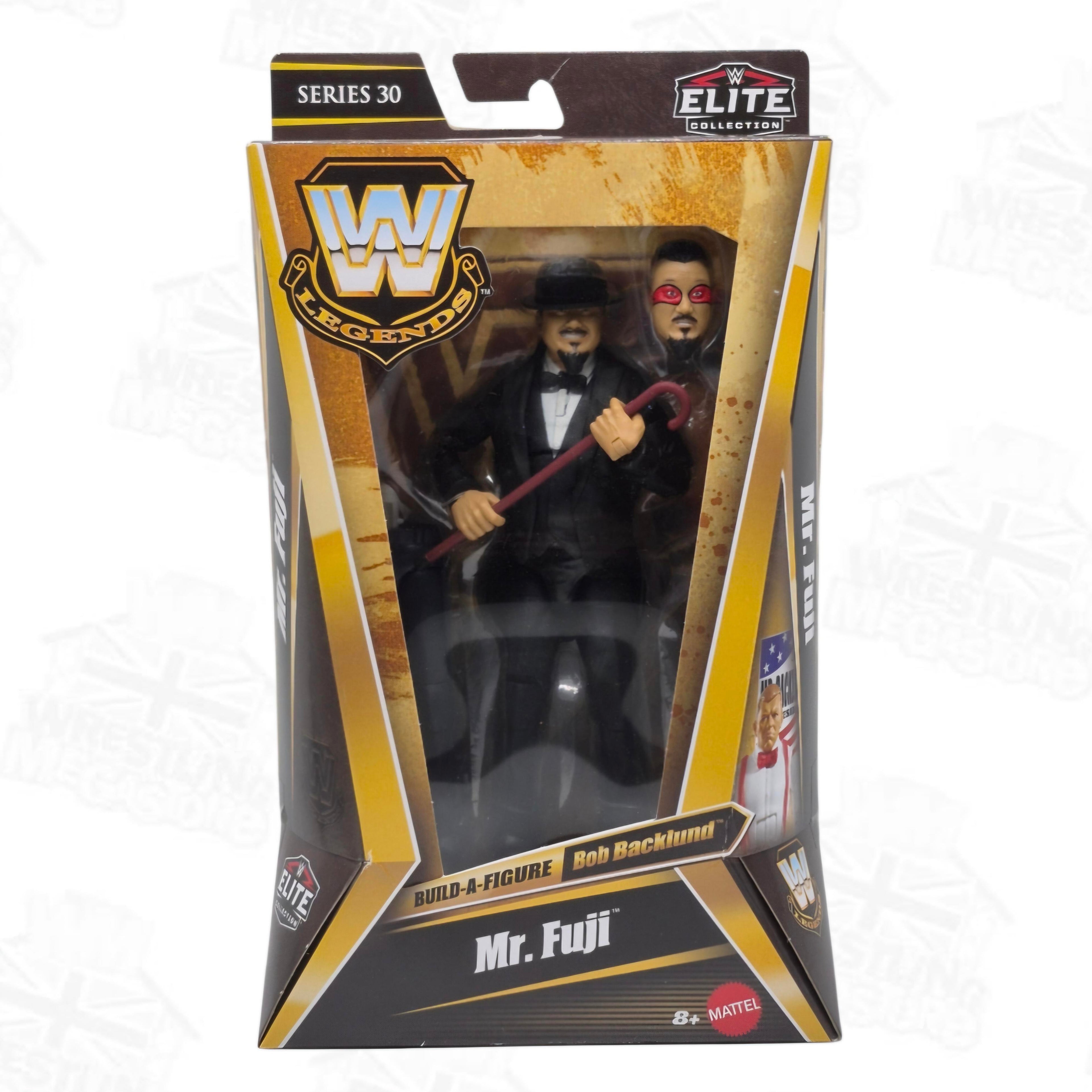 WWE ELITE MATTEL LEGENDS SERIES 31 MR FUJI *DAMAGED*